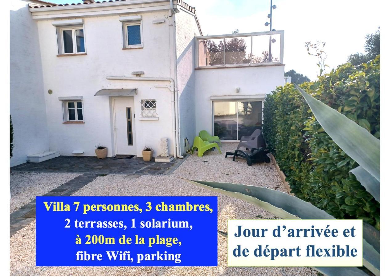 Cote Indigo - Villa 7 Personnes, 3 Chambres, 3 Terrasses - A 150 De La Mer Saint-Pierre-la-Mer  Exterior photo